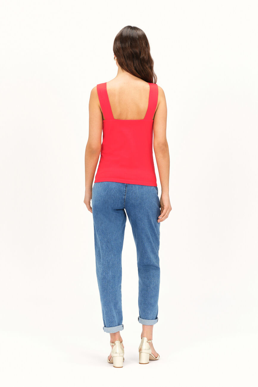 tlibertino t-shirt red woman