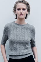 Mtheodore sweater made in Italy grey woman