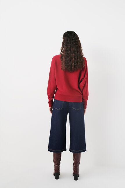 Pull miu2 bordeaux femme