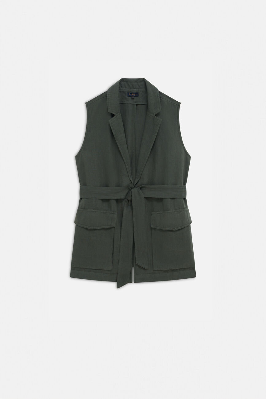 Veste veracruz vert kaki femme
