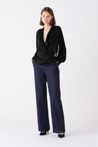 Coeurly blouse black woman
