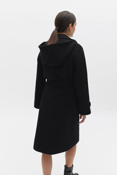 manteau quentin noir femme