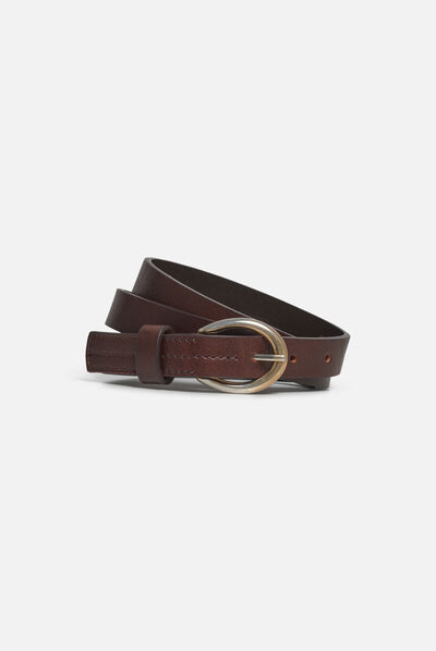 Ceinture ava marron fonce femme