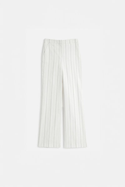 Pantalon sandri ecru femme