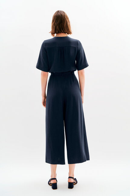 Combinaison Cpinceau bleu marine femme