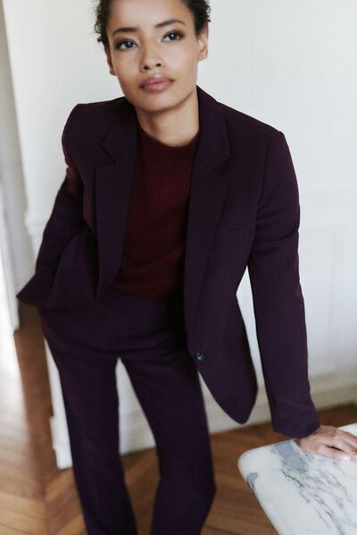 blazer antea bordeaux femme