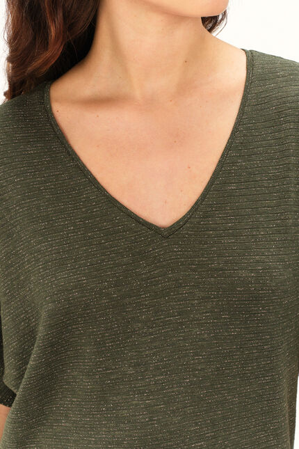 T-Shirt Tsophia khakigrün damen