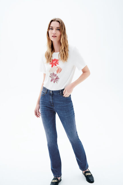 Pantalon palma denim baby bleu femme