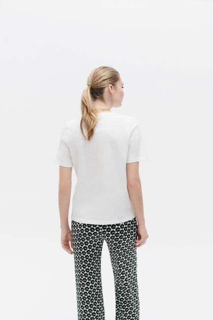 T-shirt tsally blanc femme