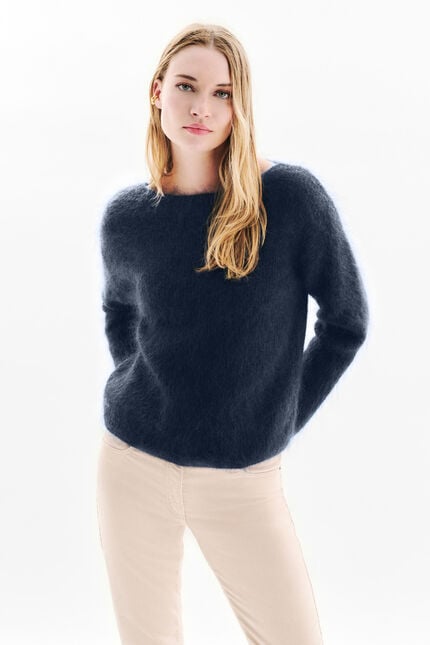 Pull Maggie bleu marine femme
