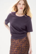 thugo T-shirt plum woman
