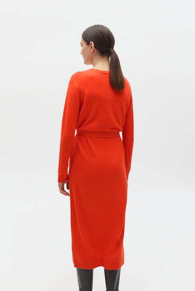 robe mathilde orange femme