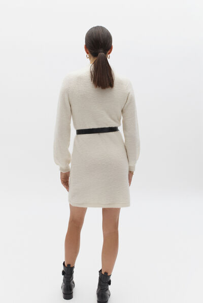 robe ava ivoire femme