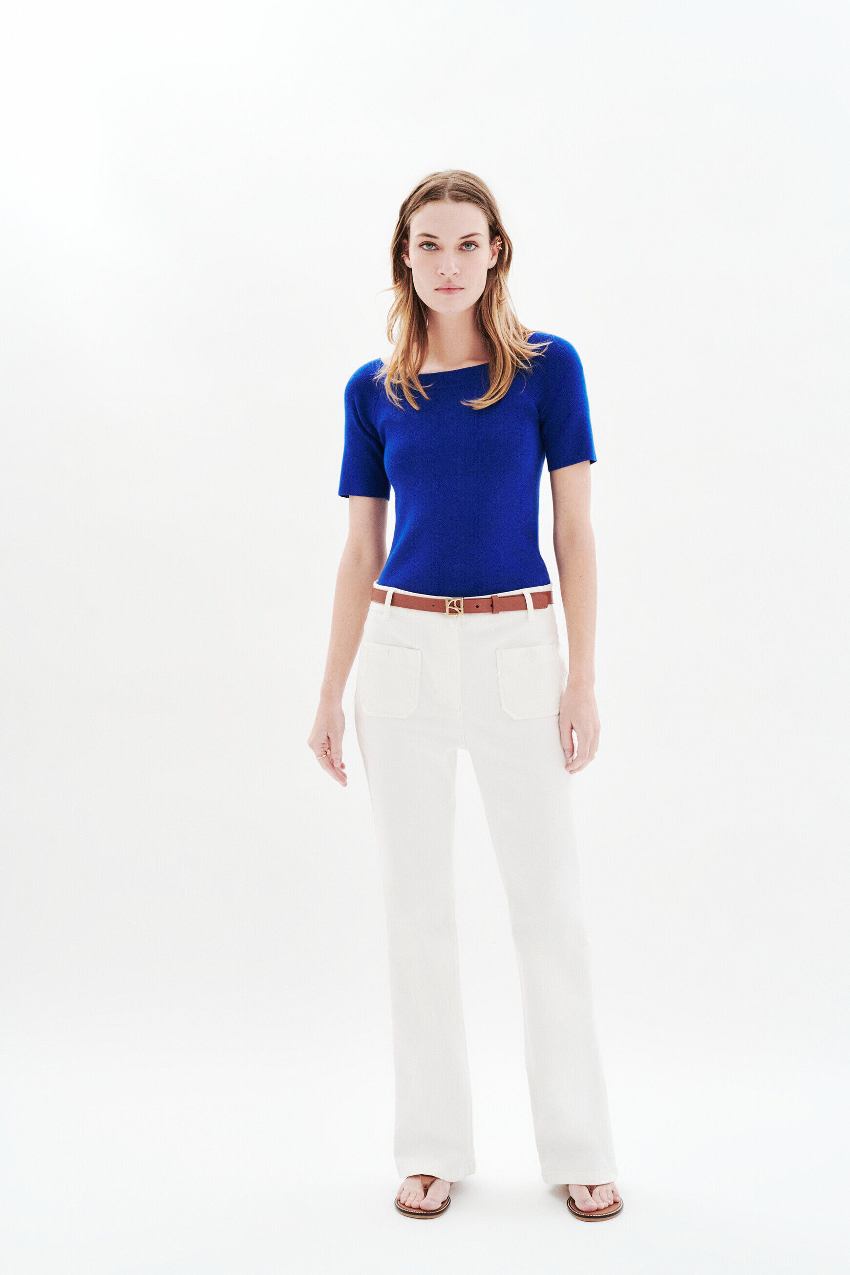 Pantalon Pelley2 blanc femme