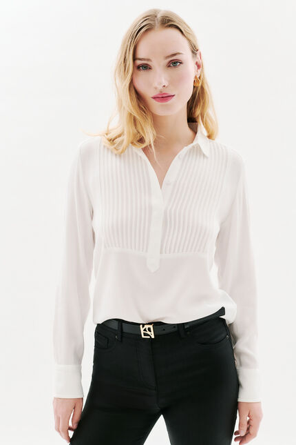 Blouse Carlota ecru femme