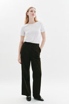 Pesuviovelours trousers khaki green woman