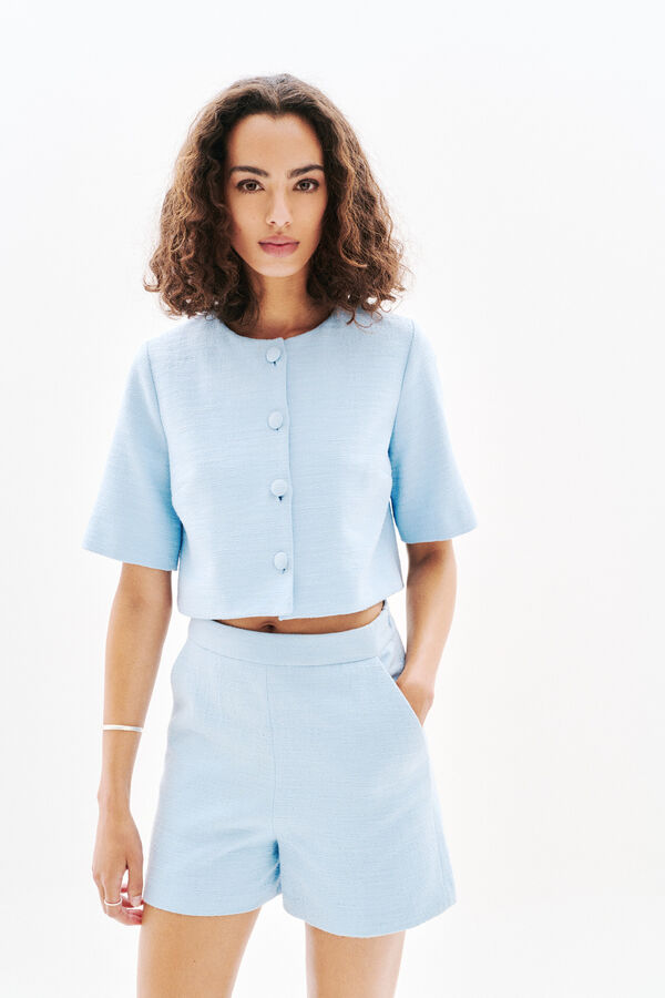 Short Sitamine2 bleu ciel femme