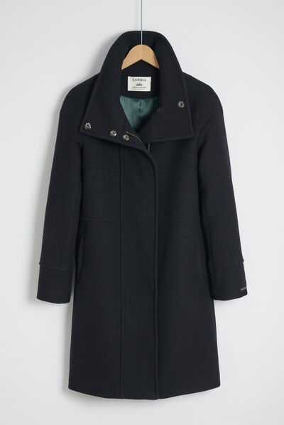 manteau edgar bleu marine femme