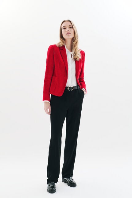 Veste Vauroc rouge femme