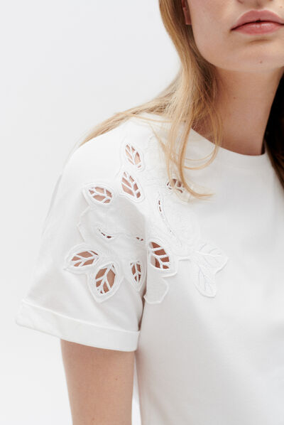 T-shirt tosca blanc femme