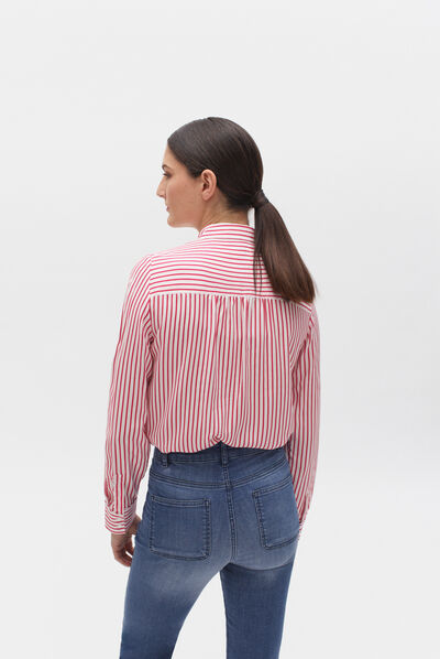 Camisa Tania rosa fucsia mujer