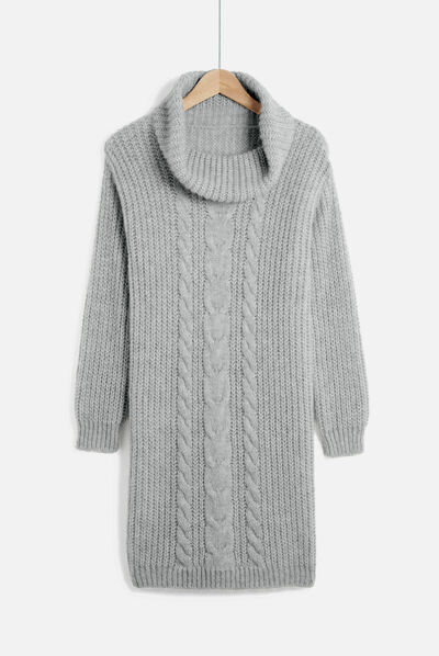 robe dona gris clair femme