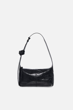 Soa bag in natural leather black woman