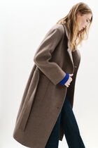 Genie coat taupe woman