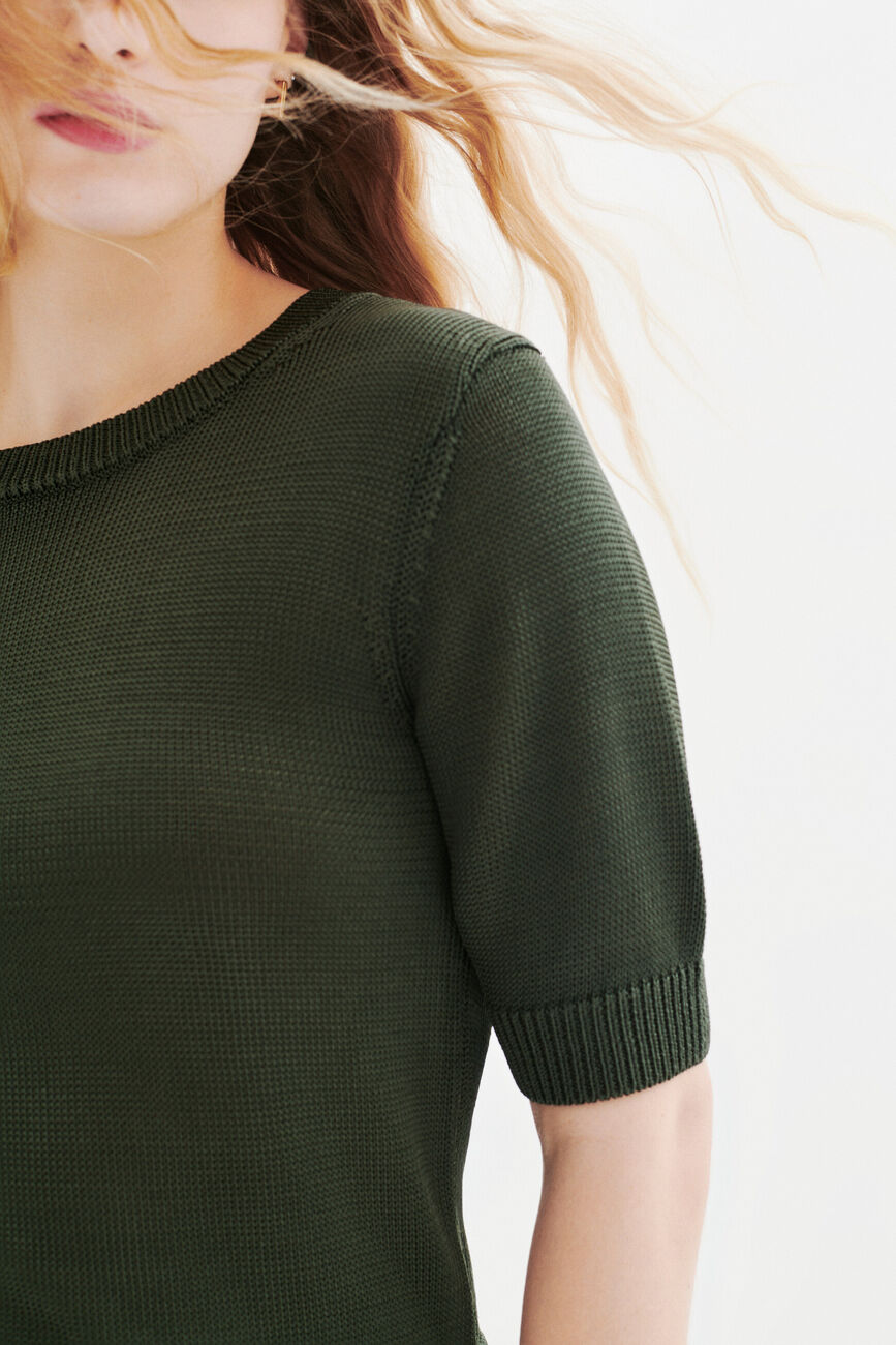 Jersey Mwilton verde caqui mujer