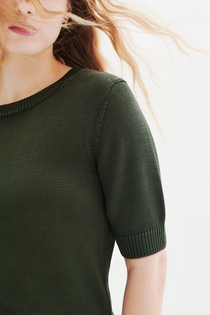 Pull Mwilton vert kaki femme