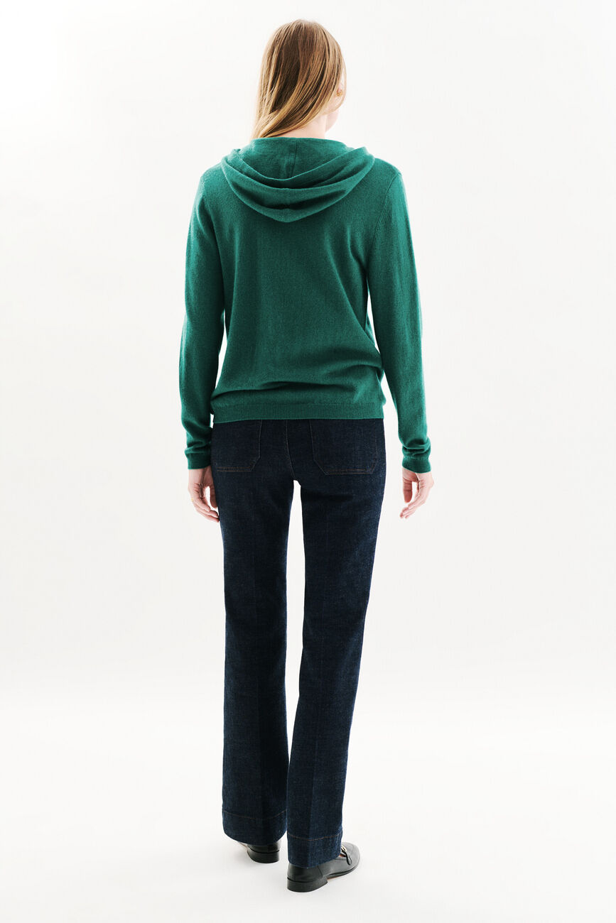 colete basila vert émeraude mulher