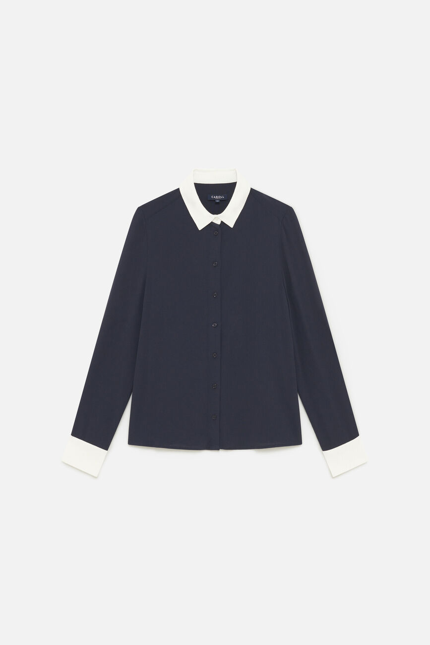 Cbrendon shirt navy blue woman