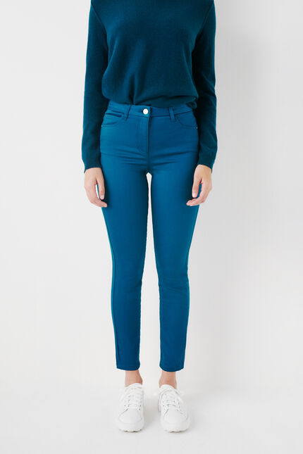 pantalon tony bleu canard femme