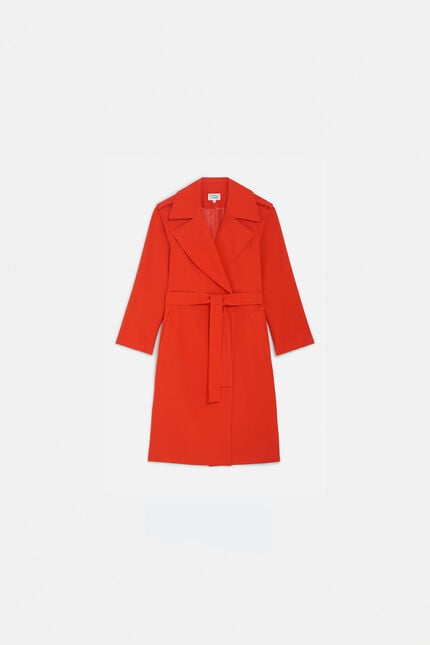 Trench gtramontane rouge femme