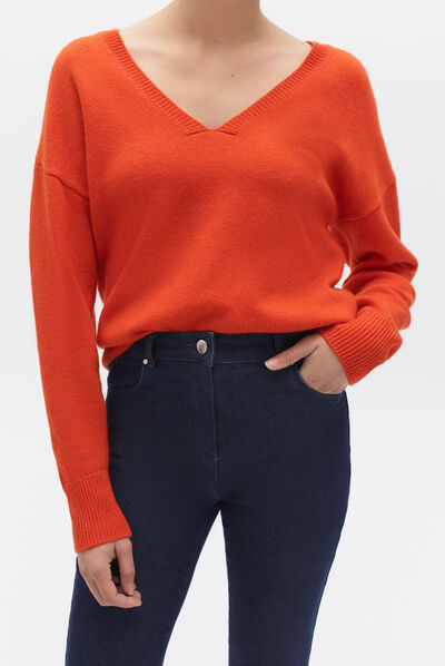 jean darlingta droit denim double stone femme