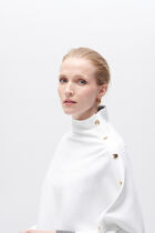 helvira poncho ivory woman