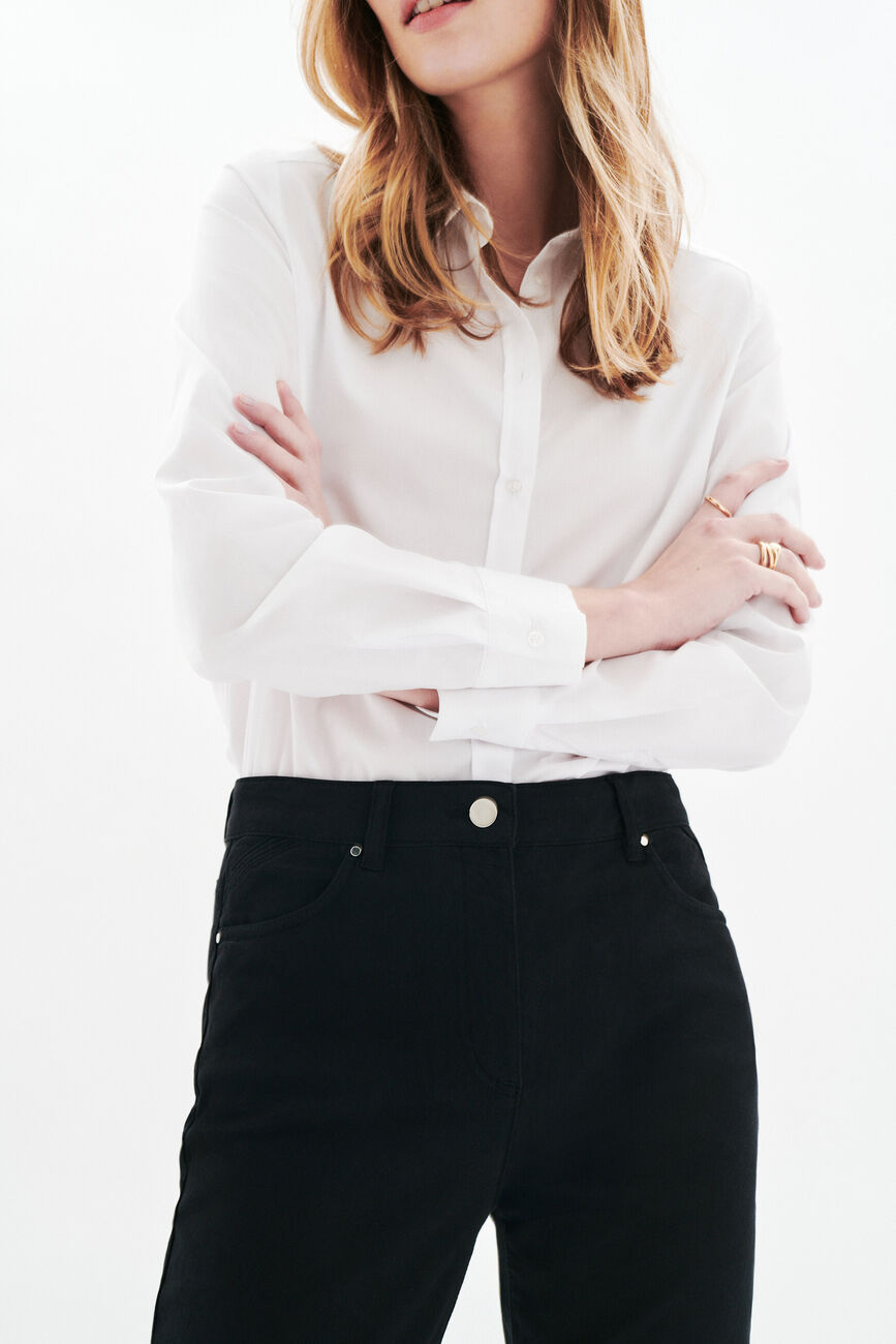 Pantaloni dritti Darling nero donna
