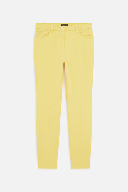 Pantalon ptonio jaune clair femme