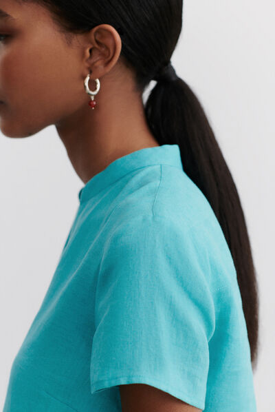 Blusa Kat verde esmeralda mujer