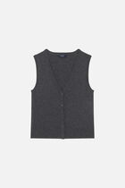 milou cardigan dark grey woman