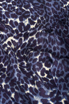 Beasty 100% silk scarf navy blue woman
