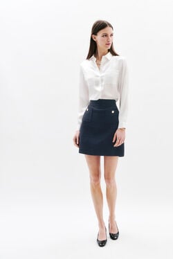 Jupe Janya1 bleu marine femme