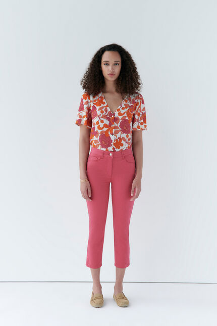 Caprihose Mason rouge foncé damen