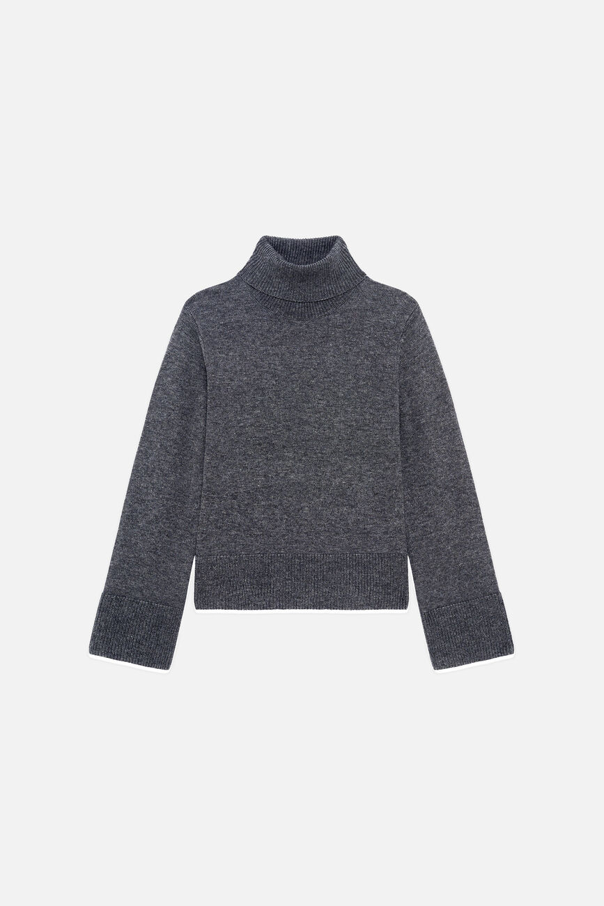 Pull Mdarwin gris fonce femme