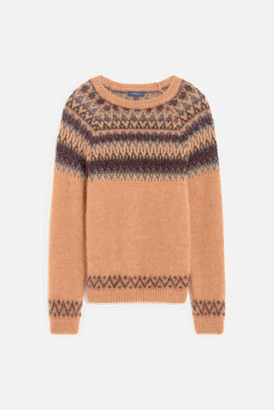 Malha milly camel mulher