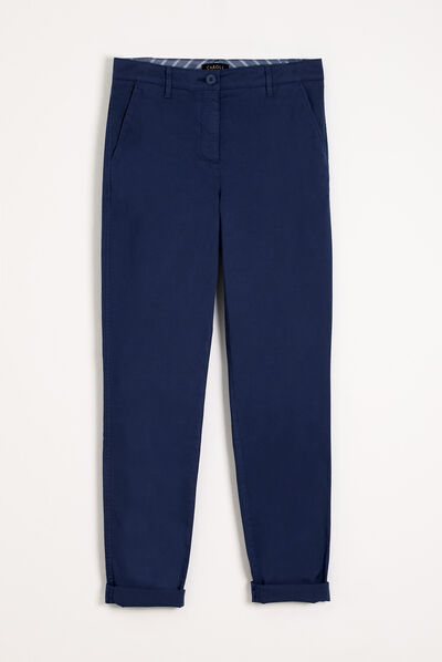 Pantaloni Adelmo blu navy donna