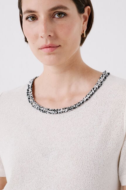 T-shirt tavril ecru femme