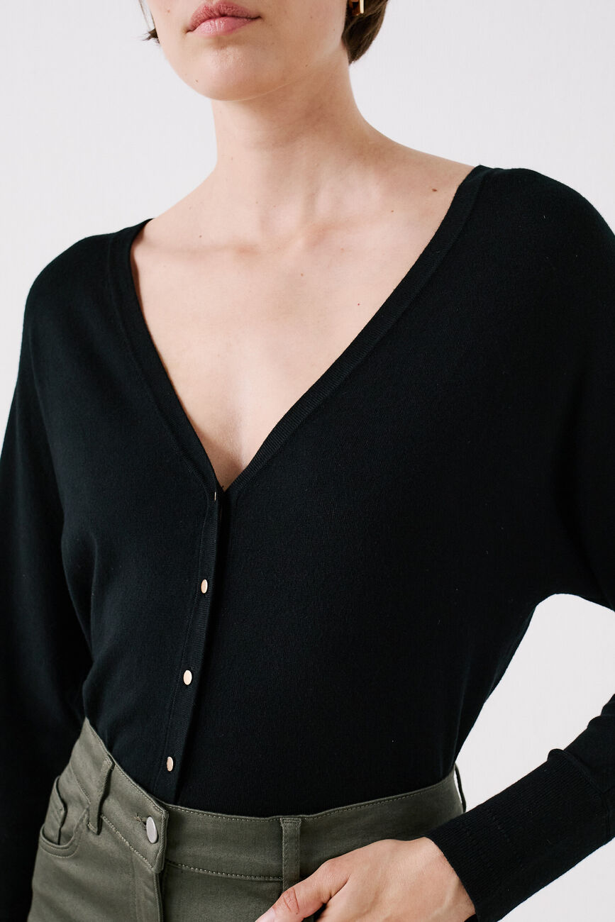 Gilet mlexia noir femme
