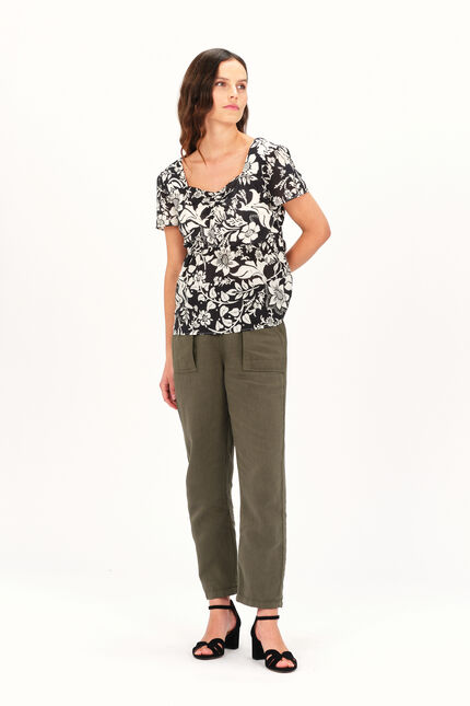 Blouse city zwart vrouw