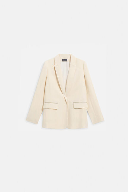 Veste volute creme femme